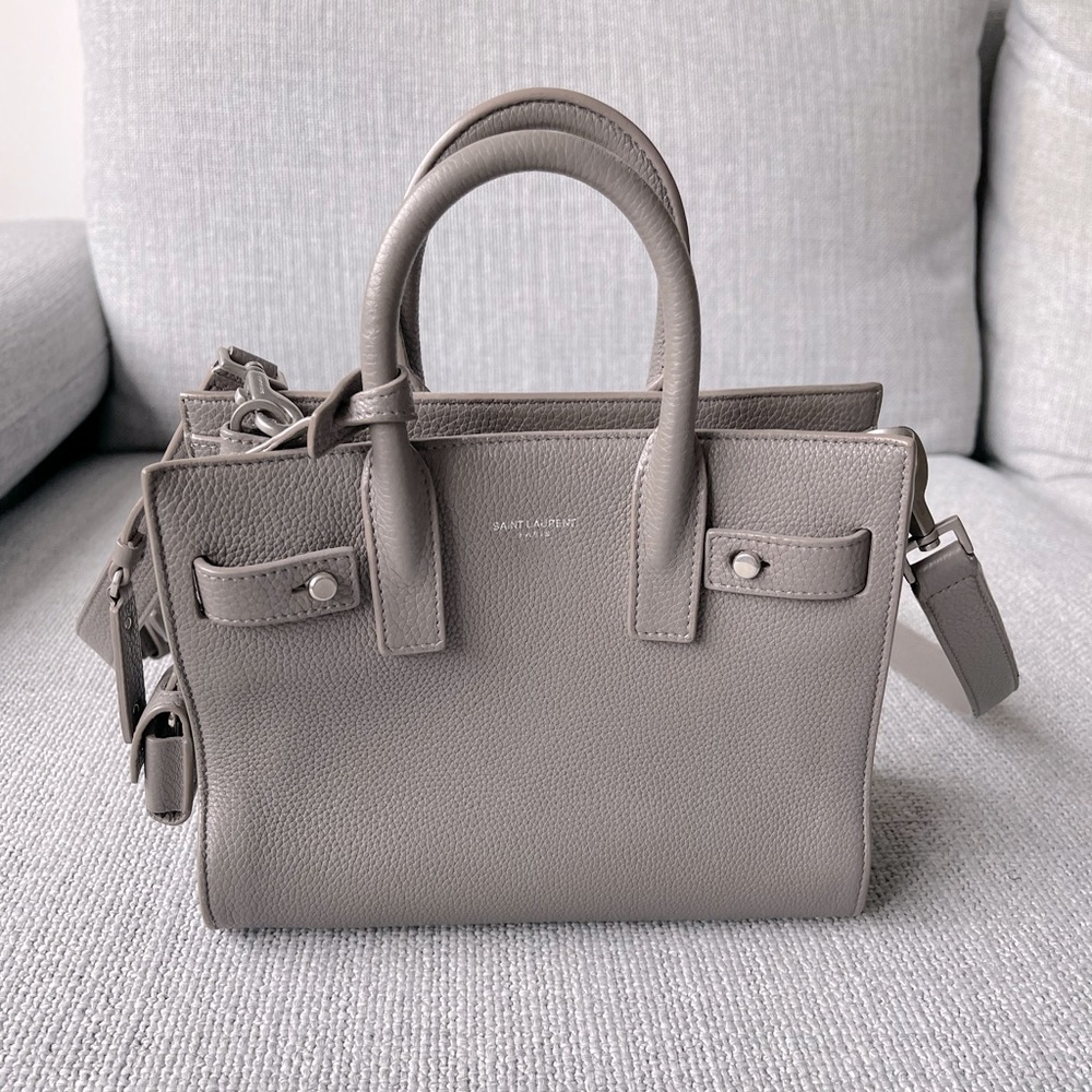 Saint Laurent Nano Sac du Jour Cross Body Bag (slouchy/relaxed version)